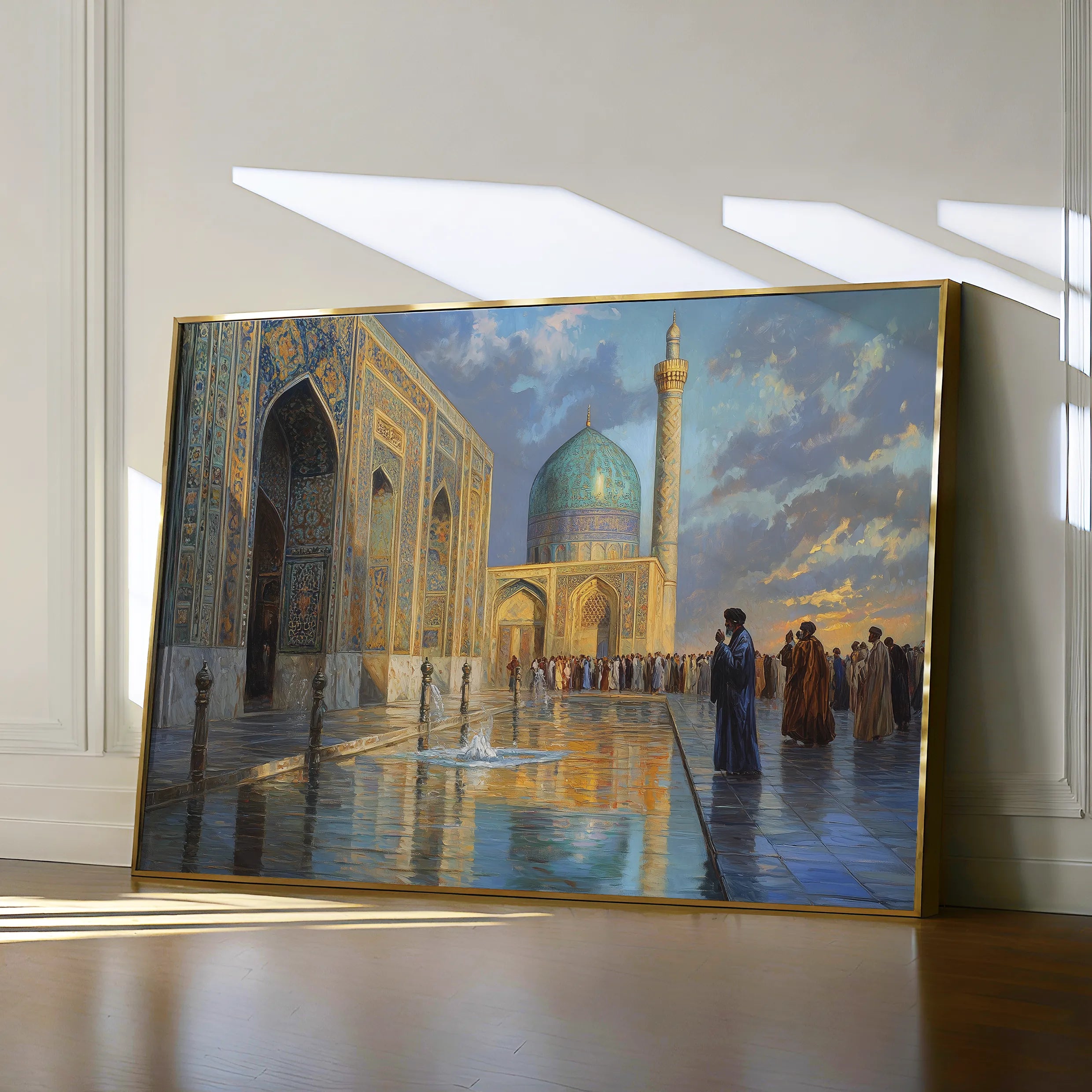 Orientalist 099 Canvas Art 18" x 24" / 45 x 60 cm / Black