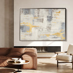 Abstract 100 Canvas Art 18" x 24" / 45 x 60 cm / Black