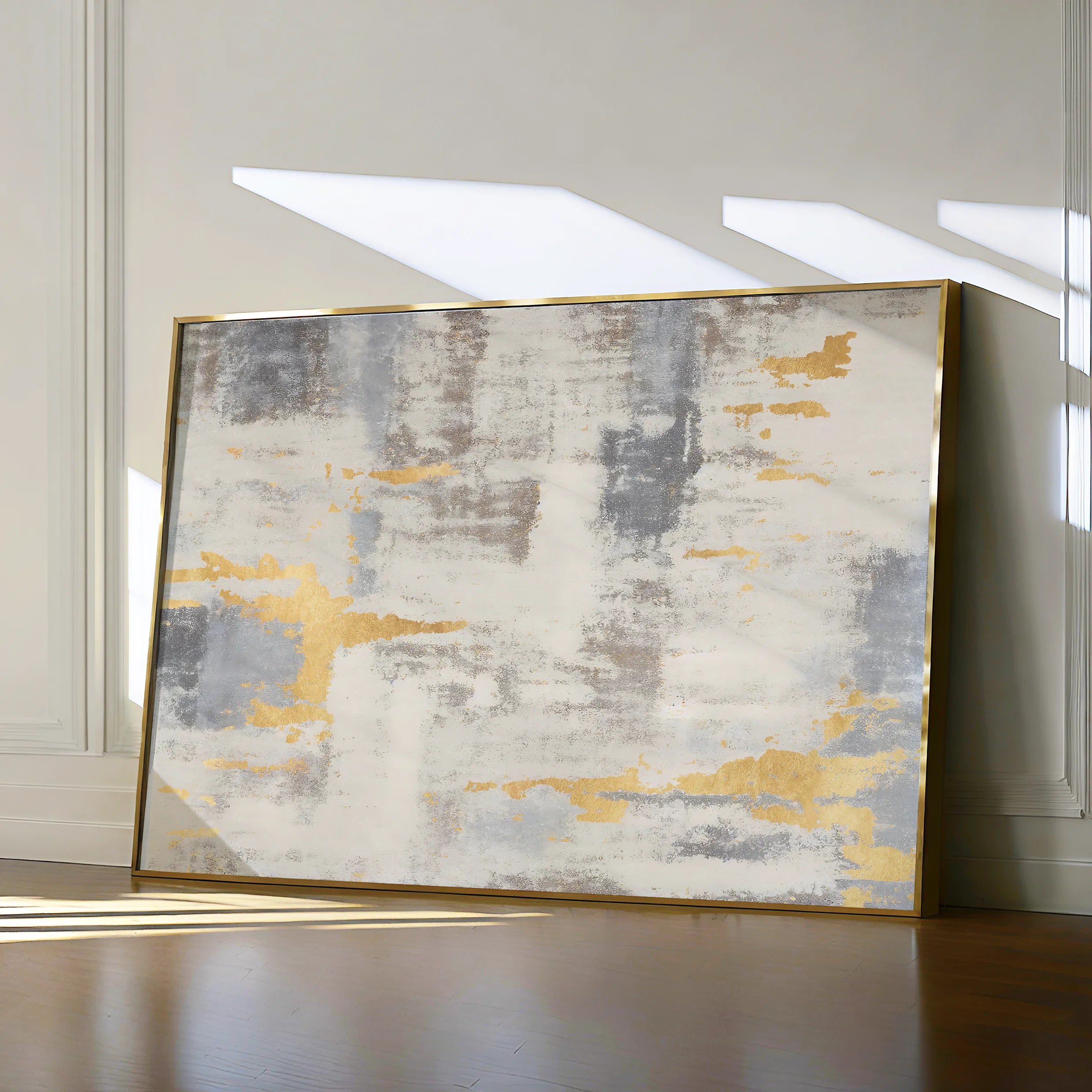 Abstract 100 Canvas Art 18" x 24" / 45 x 60 cm / Black