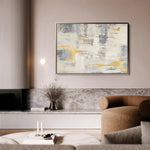 Abstract 100 Canvas Art 18" x 24" / 45 x 60 cm / Black