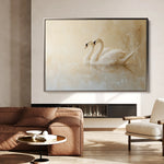 Animals 100 Canvas Art 18" x 24" / 45 x 60 cm / Black