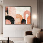 Boho 100 Canvas Art 18" x 24" / 45 x 60 cm / Black
