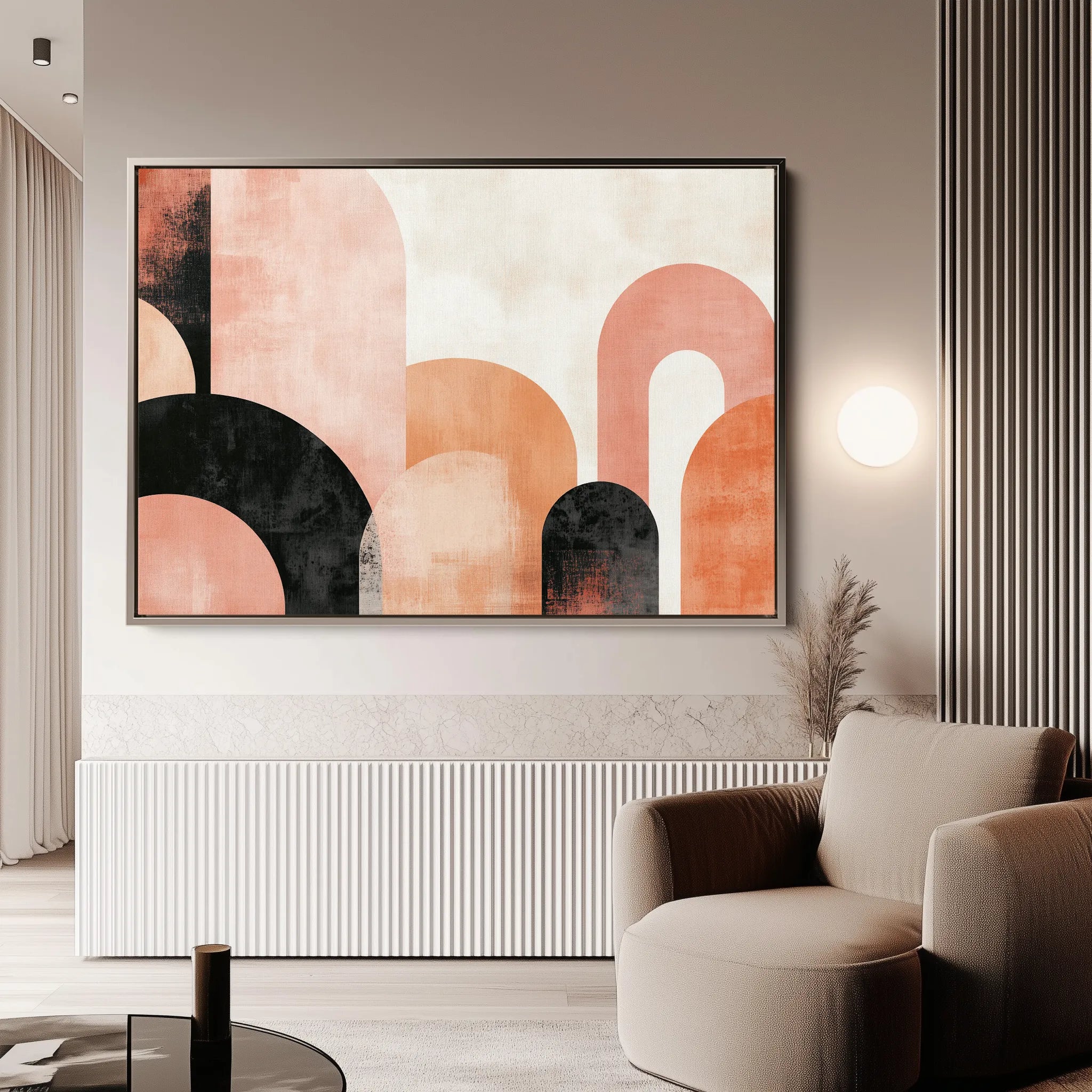 Boho 100 Canvas Art 18" x 24" / 45 x 60 cm / Black