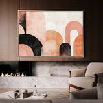 Boho 100 Canvas Art 18" x 24" / 45 x 60 cm / Black