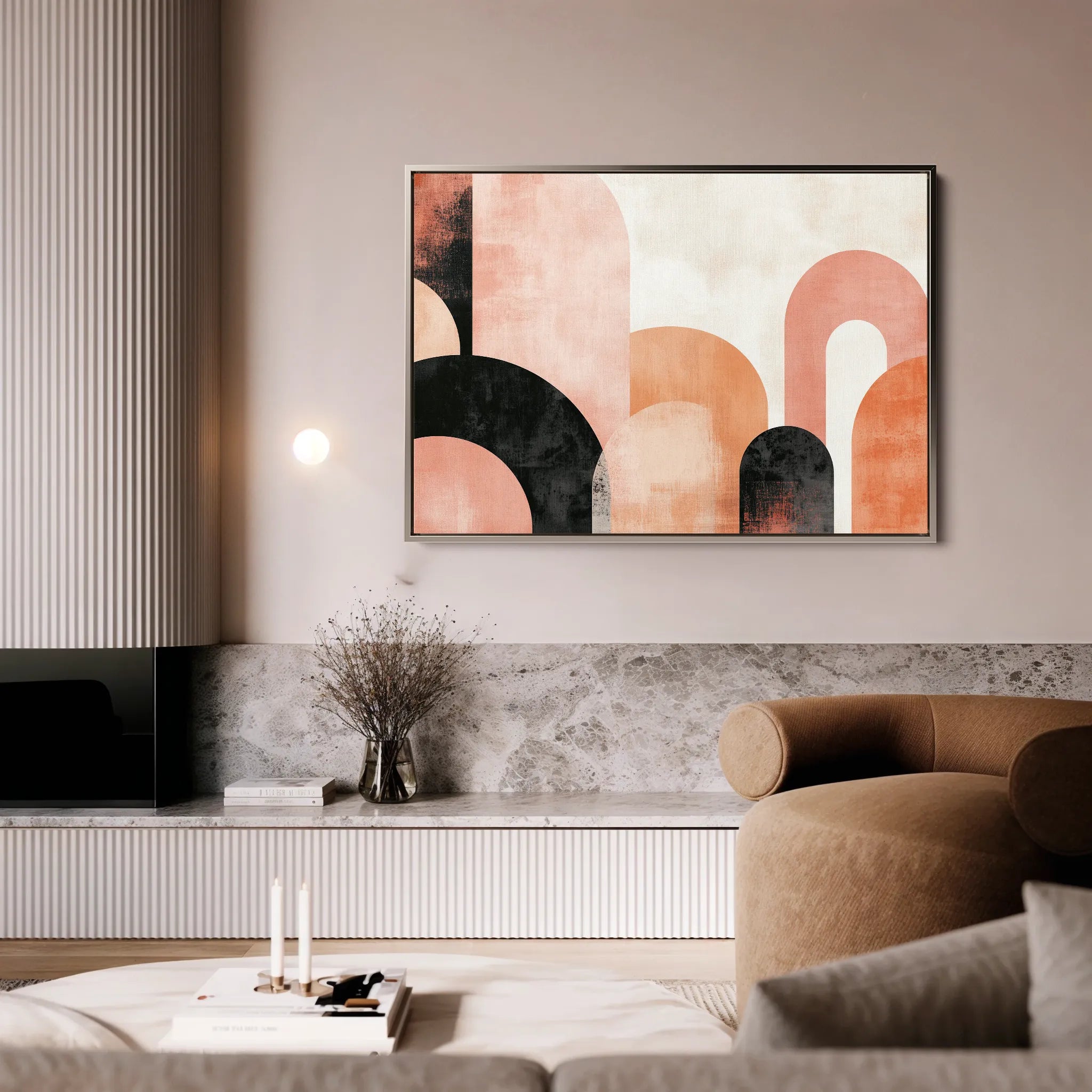 Boho 100 Canvas Art 18" x 24" / 45 x 60 cm / Black