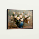 Floral 100 Canvas Art 18" x 24" / 45 x 60 cm / Black