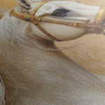 Horses 100 Canvas Art 18" x 24" / 45 x 60 cm / Black