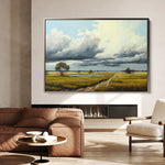 Landscape 100 Canvas Art 18" x 24" / 45 x 60 cm / Black