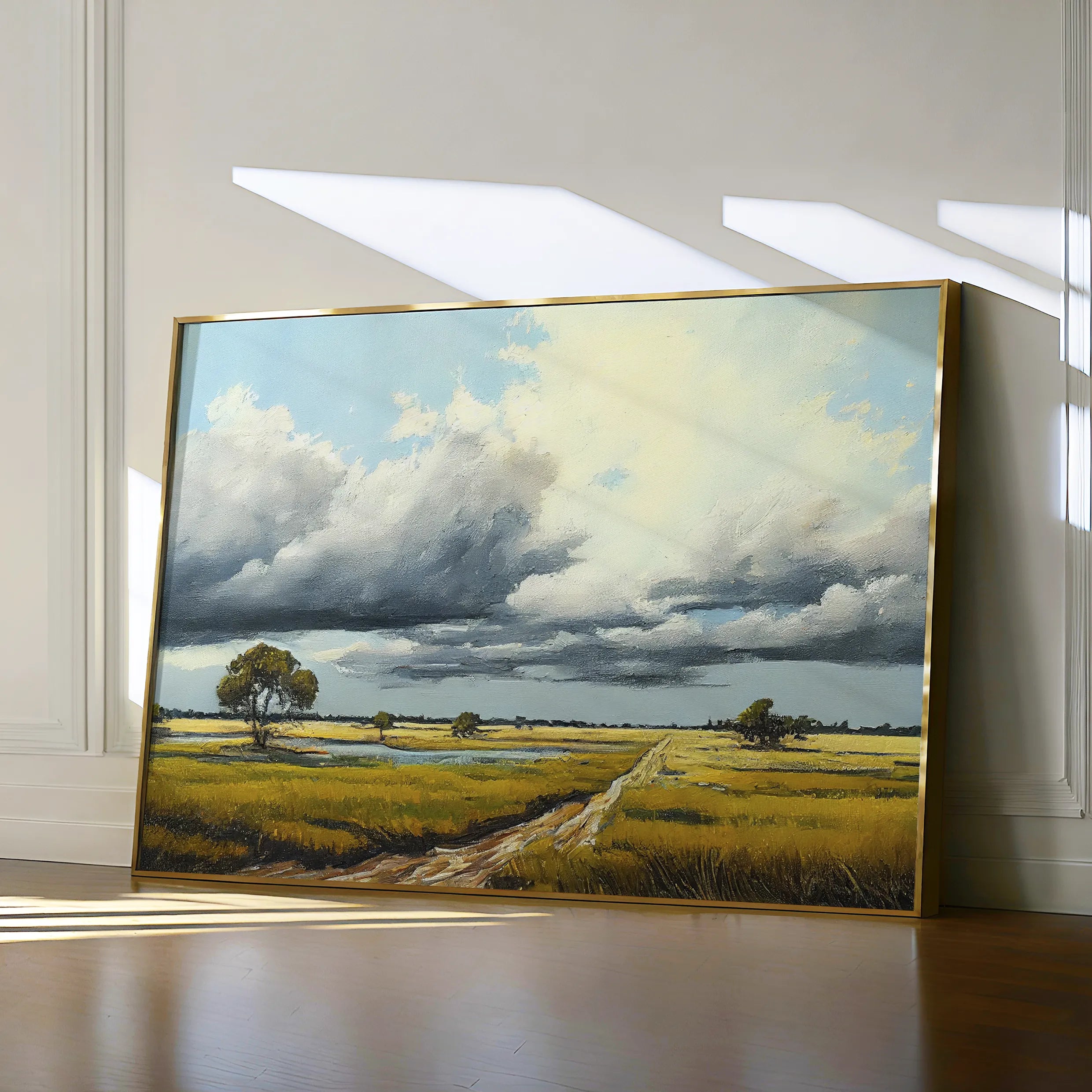 Landscape 100 Canvas Art 18" x 24" / 45 x 60 cm / Black