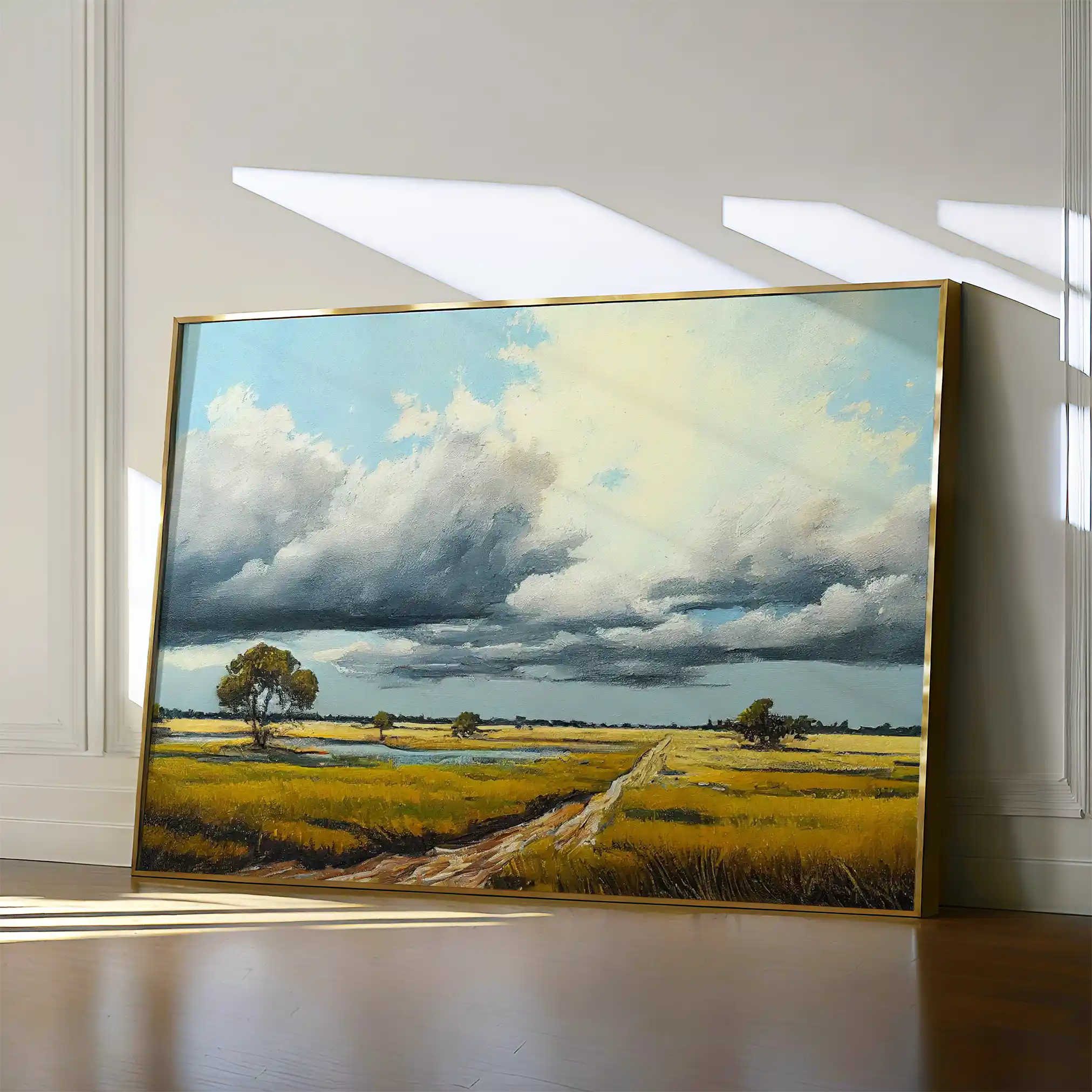 Landscape 100 Canvas Art 60 x 40 cm / Black