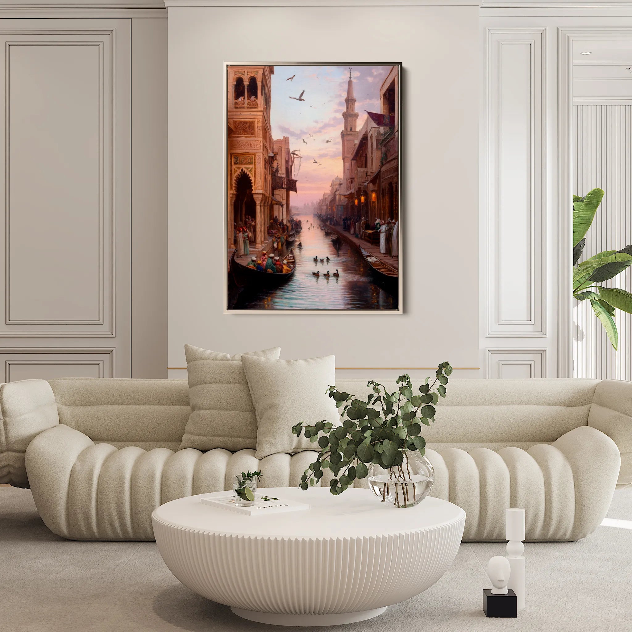 Orientalist 100 Canvas Art 18" x 24" / 45 x 60 cm / Black
