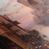 Orientalist 100 Canvas Art 18" x 24" / 45 x 60 cm / Black