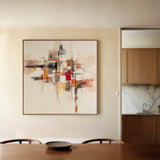 Abstract 1000 Canvas Art 16" x 16" / 40 x 40 cm / Black