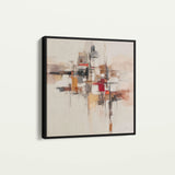 Abstract 1000 Canvas Art 16" x 16" / 40 x 40 cm / Black