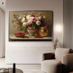 Floral 1000 Canvas Art 18" x 24" / 45 x 60 cm / Black