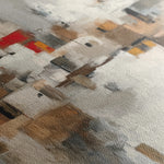 Abstract 1001 Canvas Art 16" x 16" / 40 x 40 cm / Black