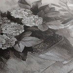 Floral 1001 Canvas Art 60 x 40 cm / Black