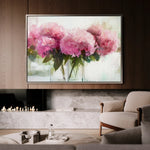 Floral 1003 Canvas Art 18" x 24" / 45 x 60 cm / Black