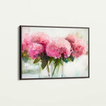 Floral 1003 Canvas Art 60 x 40 cm / Black