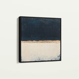 Abstract 1004 Canvas Art 16" x 16" / 40 x 40 cm / Black