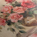 Floral 1007 Canvas Art 18" x 24" / 45 x 60 cm / Black
