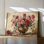 Floral 1007 Canvas Art 60 x 40 cm / Black