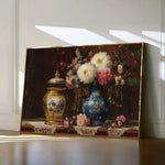 Floral 1009 Canvas Art 18" x 24" / 45 x 60 cm / Black