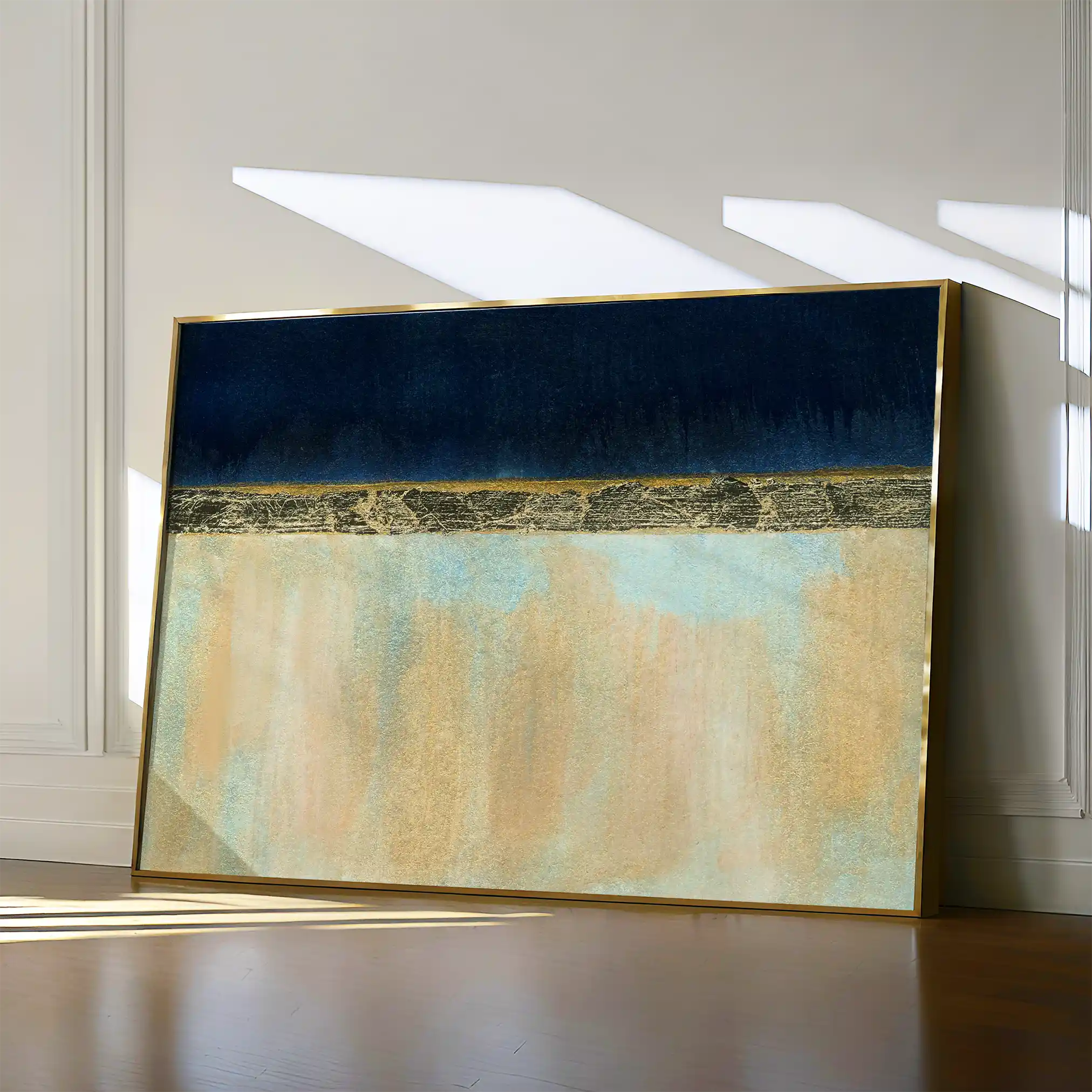 Abstract 101 Canvas Art 18" x 24" / 45 x 60 cm / Black