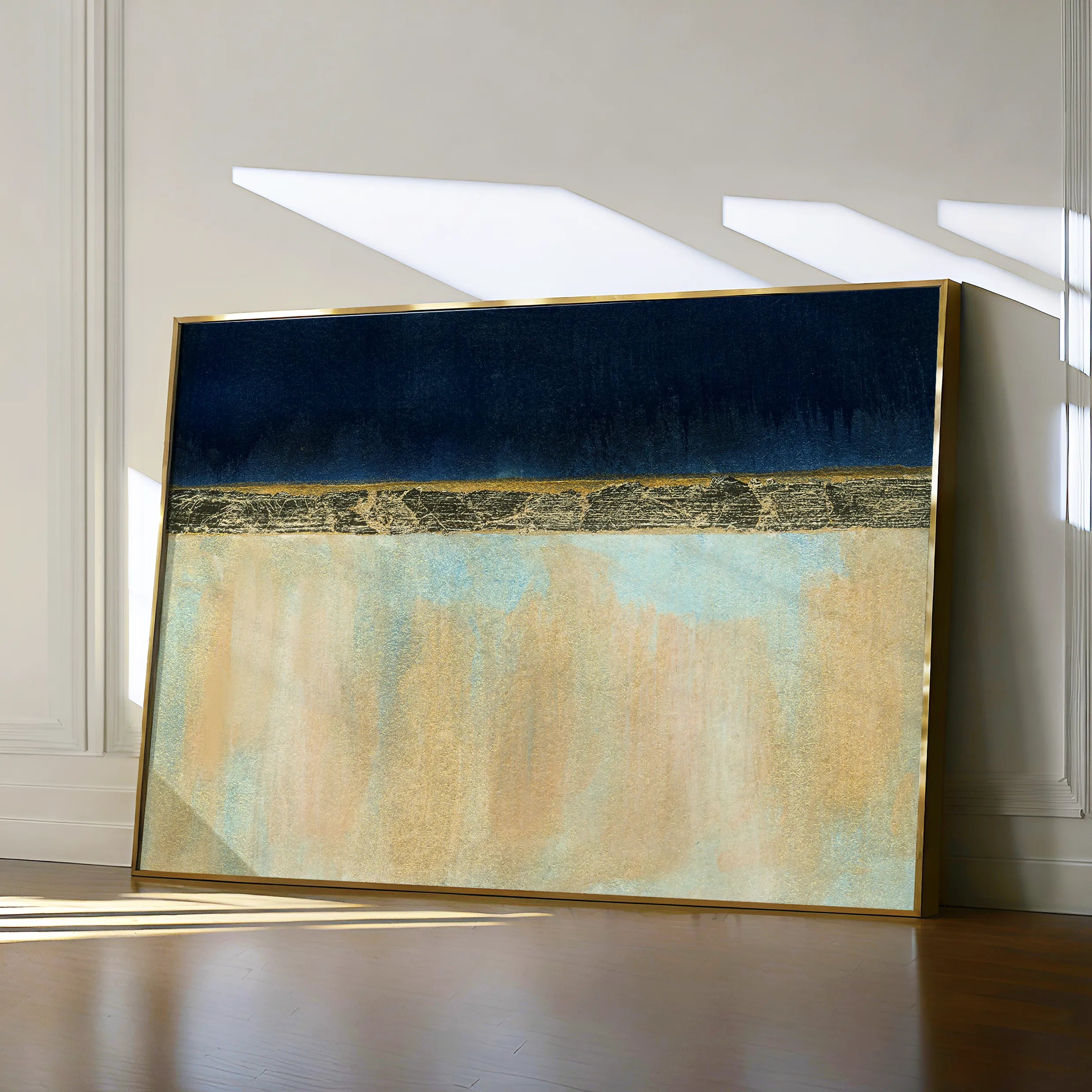 Abstract 101 Canvas Art 18" x 24" / 45 x 60 cm / Black