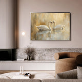 Animals 101 Canvas Art 18" x 24" / 45 x 60 cm / Black