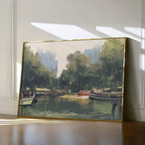 Landscape 101 Canvas Art 18" x 24" / 45 x 60 cm / Black