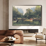 Landscape 101 Canvas Art 18" x 24" / 45 x 60 cm / Black