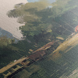 Landscape 101 Canvas Art 18" x 24" / 45 x 60 cm / Black