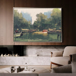 Landscape 101 Canvas Art 60 x 40 cm / Black