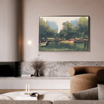 Landscape 101 Canvas Art 60 x 40 cm / Black