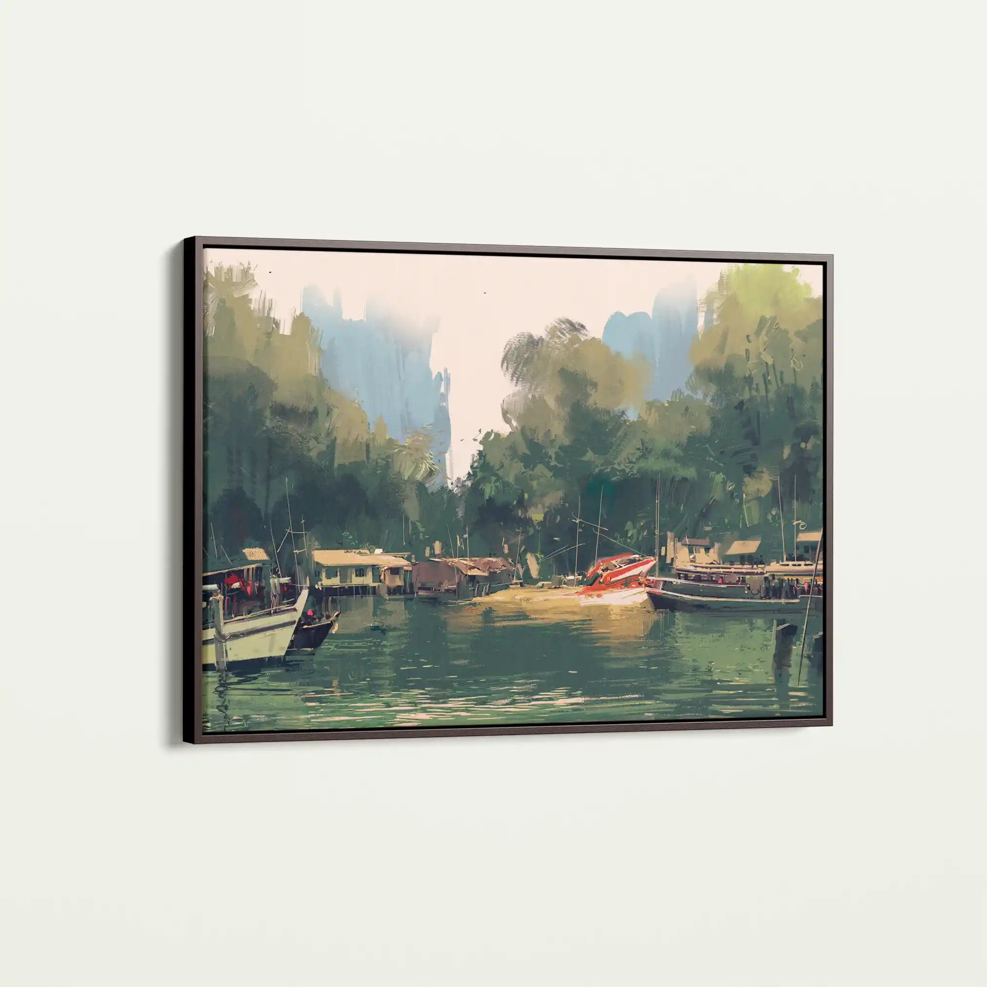 Landscape 101 Canvas Art 60 x 40 cm / Black