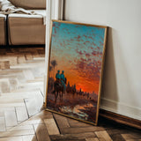 Orientalist 101 Canvas Art 18" x 24" / 45 x 60 cm / Black
