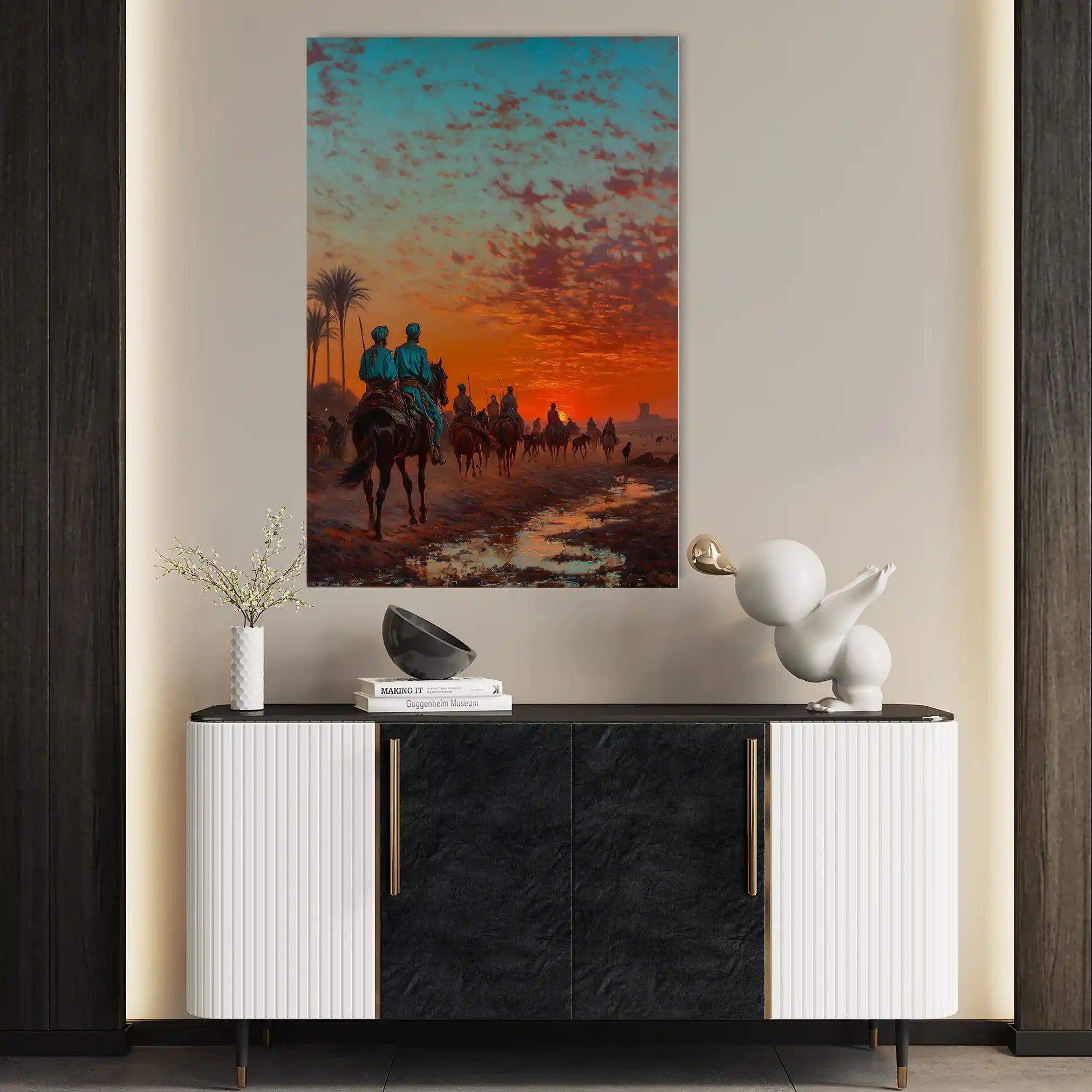 Orientalist 101 Canvas Art 60 x 40 cm / Black