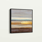 Abstract 1010 Canvas Art 16" x 16" / 40 x 40 cm / Black