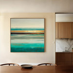 Abstract 1011 Canvas Art 60 x 60 cm / Black