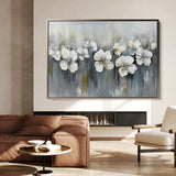 Floral 1011 Canvas Art 18" x 24" / 45 x 60 cm / Black