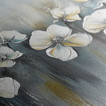 Floral 1011 Canvas Art 18" x 24" / 45 x 60 cm / Black