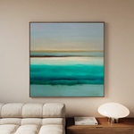 Abstract 1012 Canvas Art 60 x 60 cm / Black