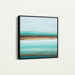 Abstract 1016 Canvas Art 16" x 16" / 40 x 40 cm / Black