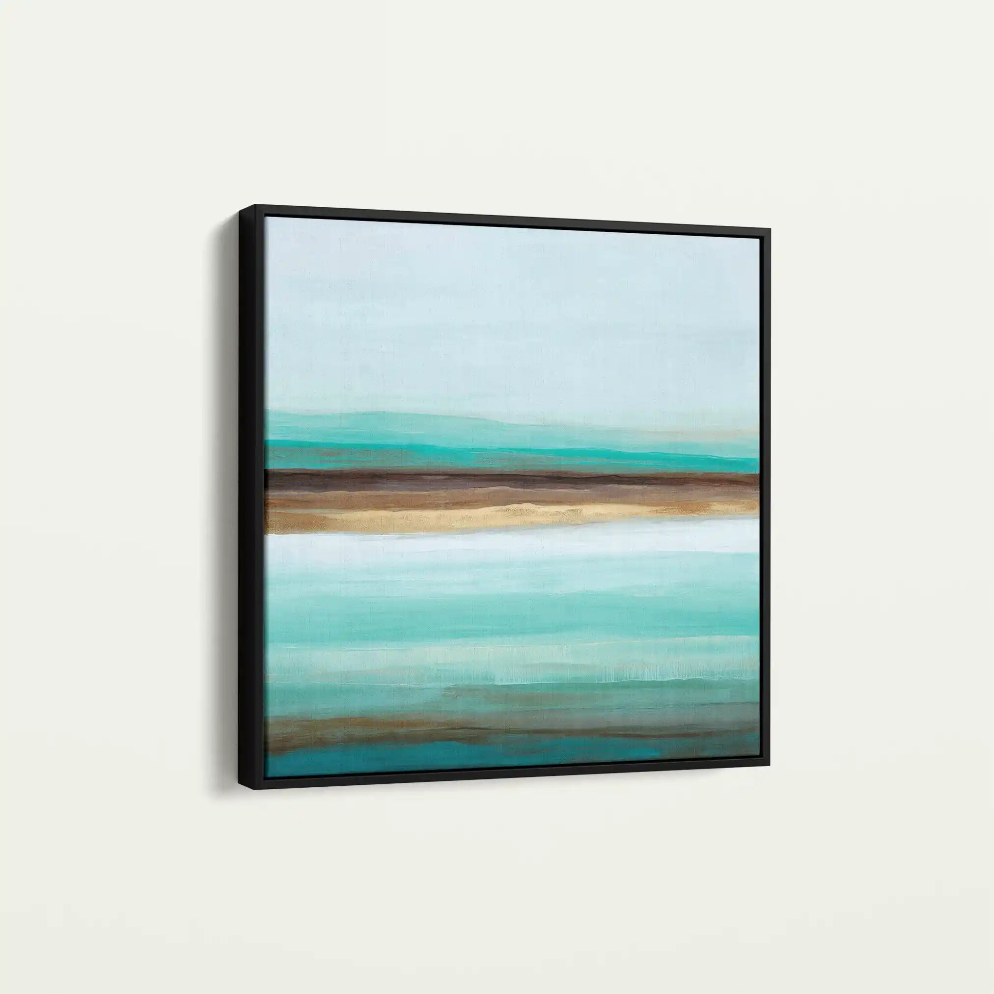 Abstract 1016 Canvas Art 60 x 60 cm / Black