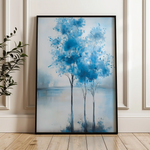 Floral 1016 Canvas Art 60 x 40 cm / Black