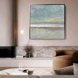 Abstract 1017 Canvas Art 16" x 16" / 40 x 40 cm / Black