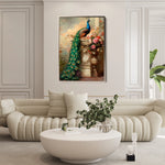 Floral 1017 Canvas Art 18" x 24" / 45 x 60 cm / Black