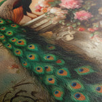 Floral 1017 Canvas Art 18" x 24" / 45 x 60 cm / Black