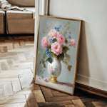Floral 1019 Canvas Art 18" x 24" / 45 x 60 cm / Black